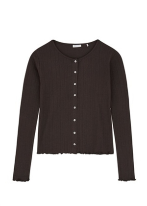 Edie cardigan Dark Brown Skall Studio 